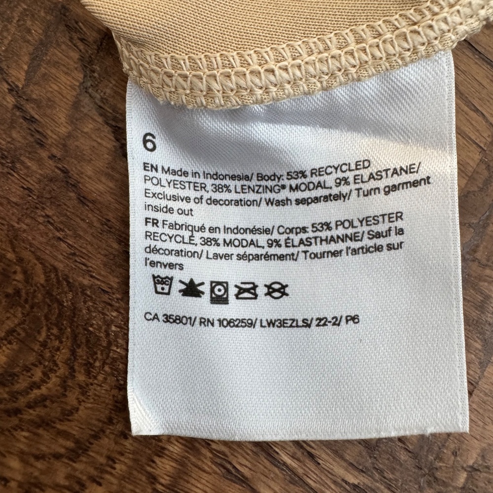 Lululemon Softstreme Perfectly Oversized Cropped Crew Women's Size 6 W3EZLS L - Picture 4 of 6